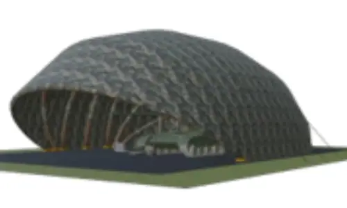 Huge Maintenance Tent