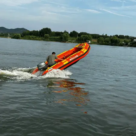 Inflatable professional rescue boat 2