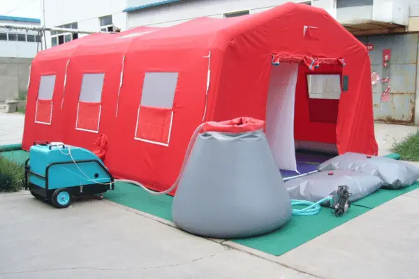 Inflatable Decontamination shower tent 1