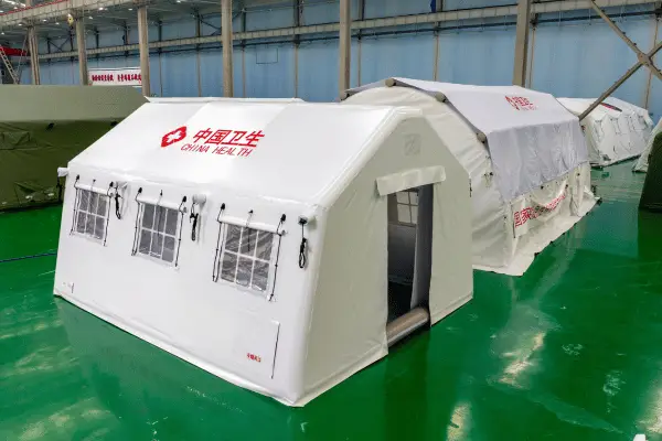 Inflatable Medical Shelter with PVC